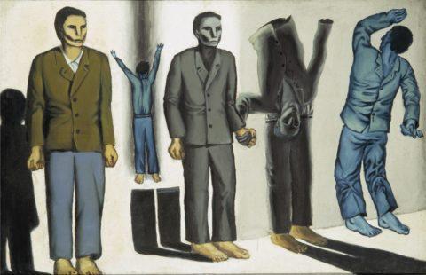 reprodukcja obrazu "Rozstrzelanie VIII" Andrzeja Wróblewskiego