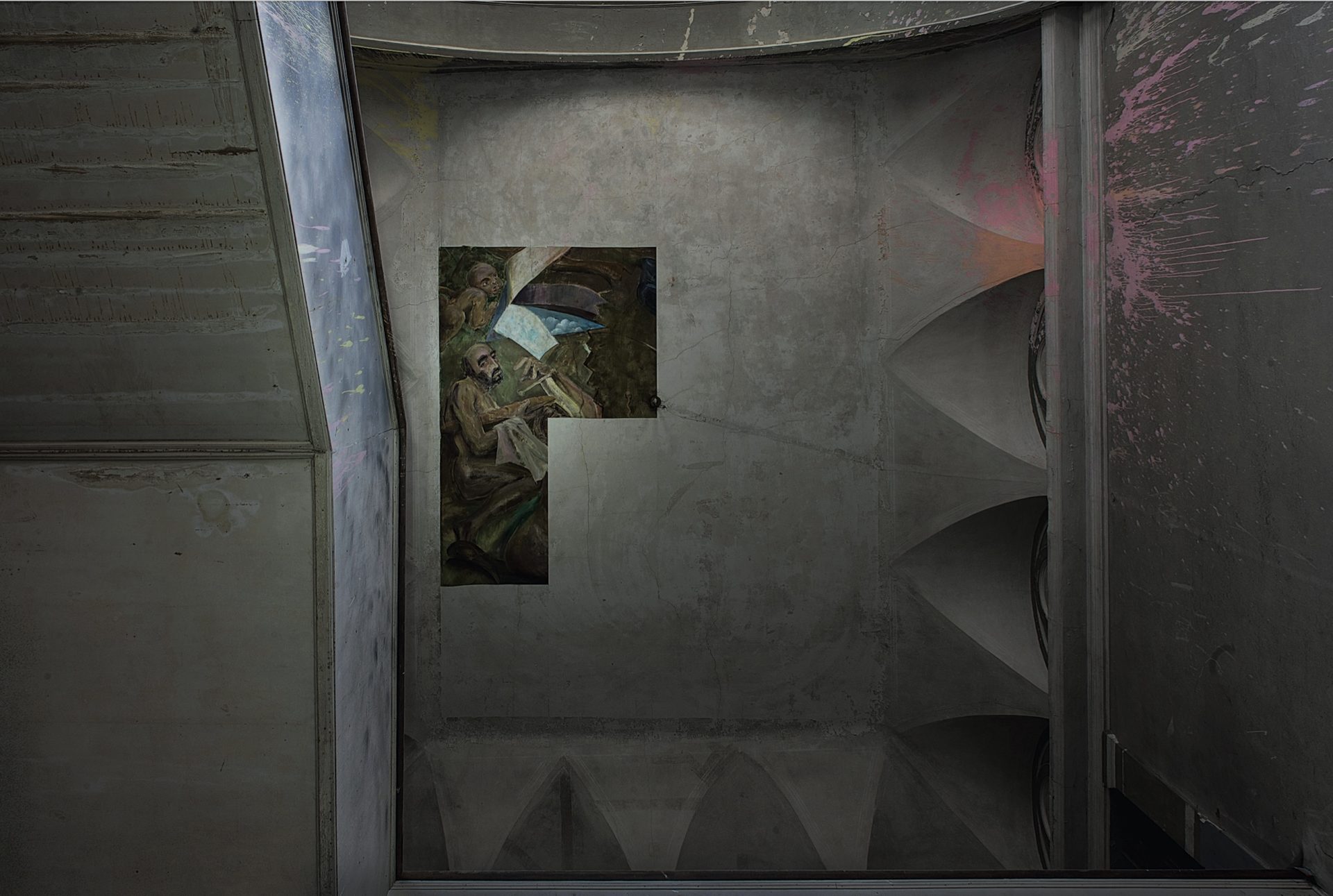 fragment_sceny_sakralnej “Zamknięte” / Tomasz Gotfryd