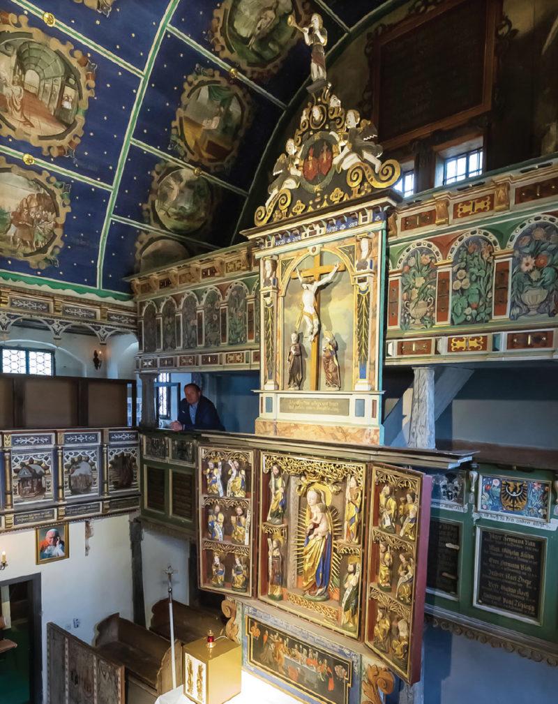 Klępsk ołtarz główny Klępsk, ołtarz główny