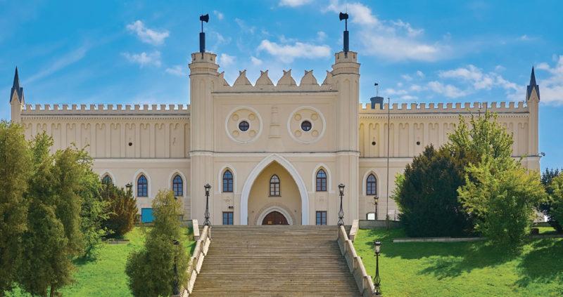 Lublin - historyczny zespół architektoniczno-urbanistyczny. Lublin, neogotycki zamek wg projektu Józefa Stompfa, 1824-1834.