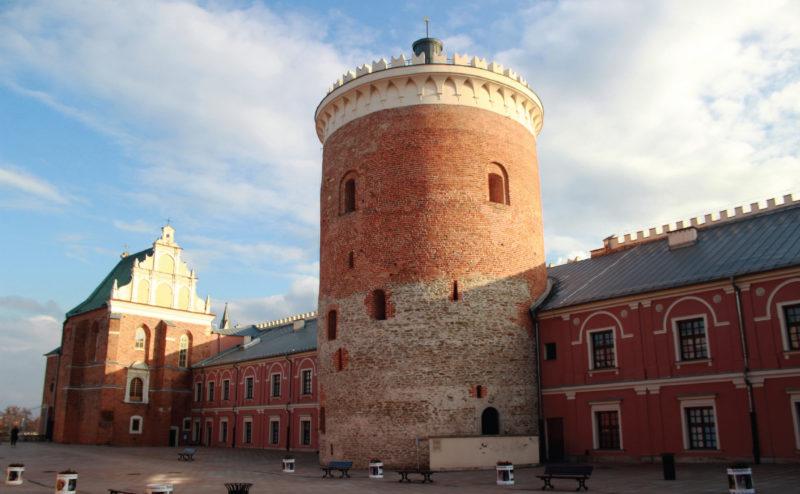 Lublin - historyczny zespół architektoniczno-urbanistyczny. Donżon na zamku.