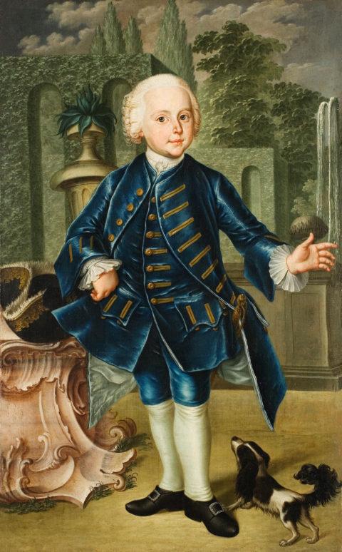 Canutus, „Portret Gottlieba Hochberga jako chłopca", 1759 r. / Muzeum Narodowe we Wrocławiu.