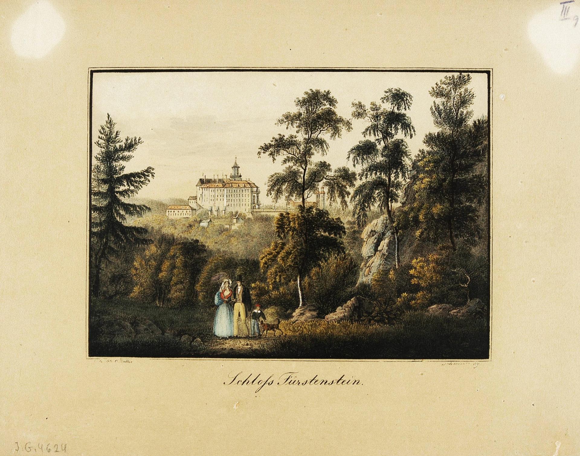 Schloss Fürstenstein. Sztuka zabytkami stojąca