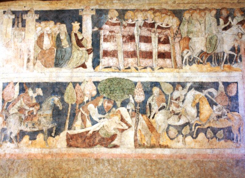 Rycerze z PGR-u. Niezwykła historia średniowiecznych malowideł z Siedlęcina