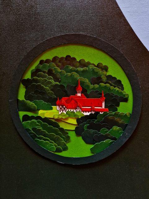 Fragment planu Wrocławia autorstwa Kasi Kmit.