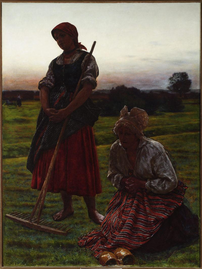 Aleksander Gierymski (1850-1901), "Anioł Pański" 1890 r., olej na płótnie, 223 x 168. Ze zbiorów Muzeum Narodowego w Warszawie.