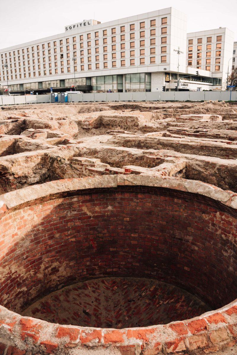 Piwnice pałacu Saskiego.