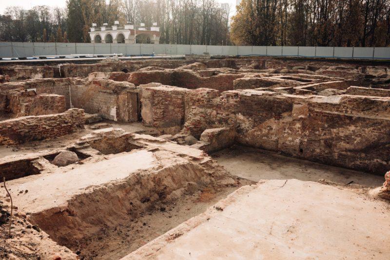 Piwnice pałacu Saskiego