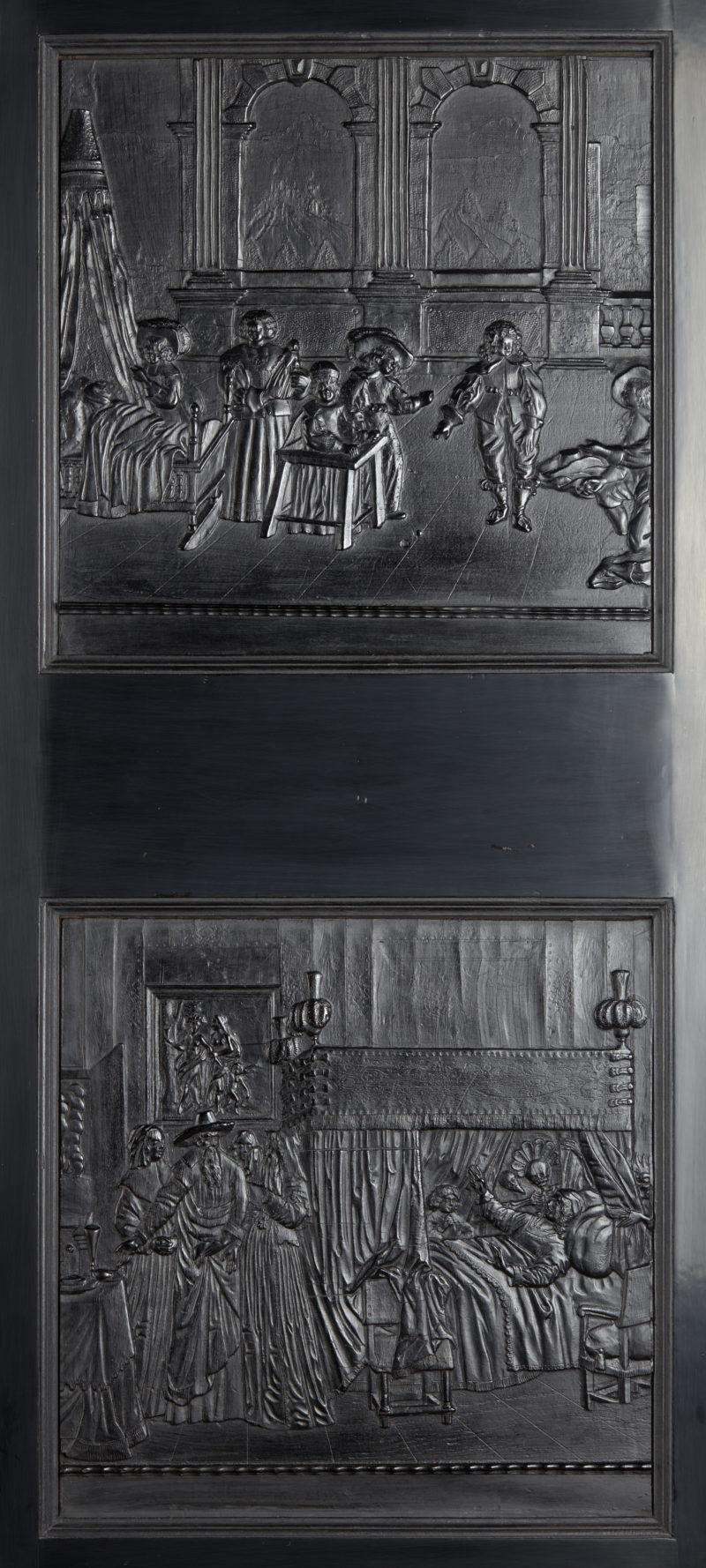 Jan Jerzy Fischer, Kabinet intarsjowany z Cheb, 1648 r., Czechy,190x103x52 cm, Muzeum Narodowe w Krakowie