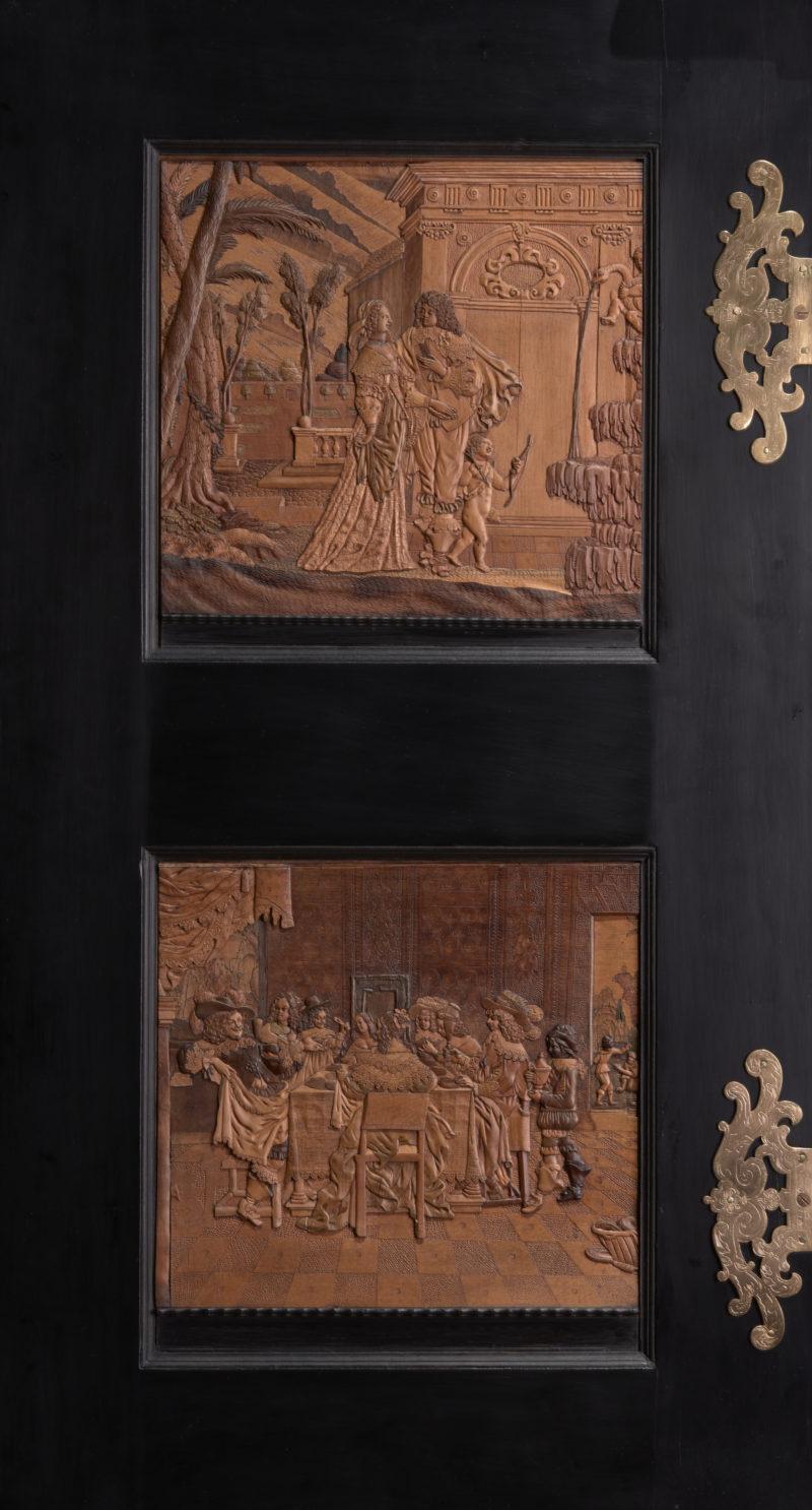 Jan Jerzy Fischer, Kabinet intarsjowany z Cheb, 1648 r., Czechy,190x103x52 cm, Muzeum Narodowe w Krakowie