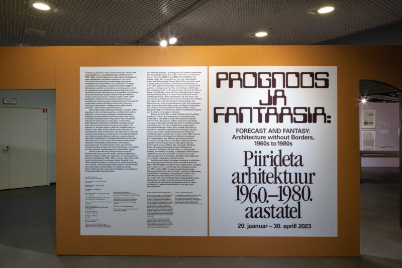 Eesti Arhitektuurimuuseum, wystawa "Prognoos ja fantaasia", 2023 r.