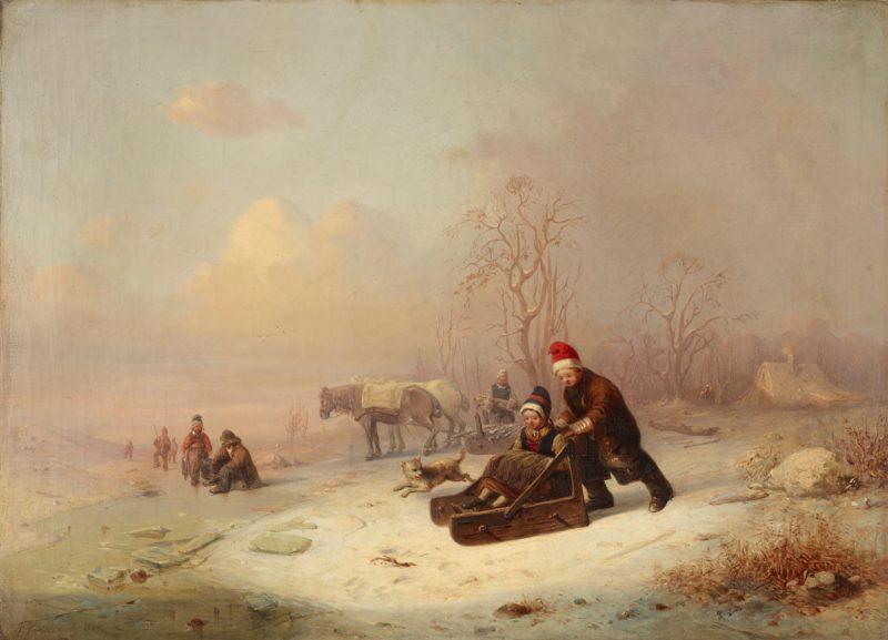 Eduard Hildebrandt (1818–1869), "Sanna", 1844, płótno, technika olejna, Muzeum Narodowe w Gdańsku.