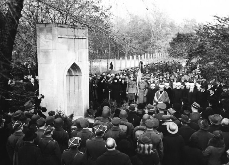 POWAZKI10 Przeniesienie prochów sierżanta Aleksandra Sułkiewicza z Wołynia do Warszawy, 1935 r.