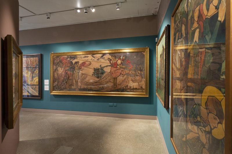 Dokumentacja wystawy „Young Poland: An Arts and Crafts Movement, 1890-1918” w William Morris Gallery.