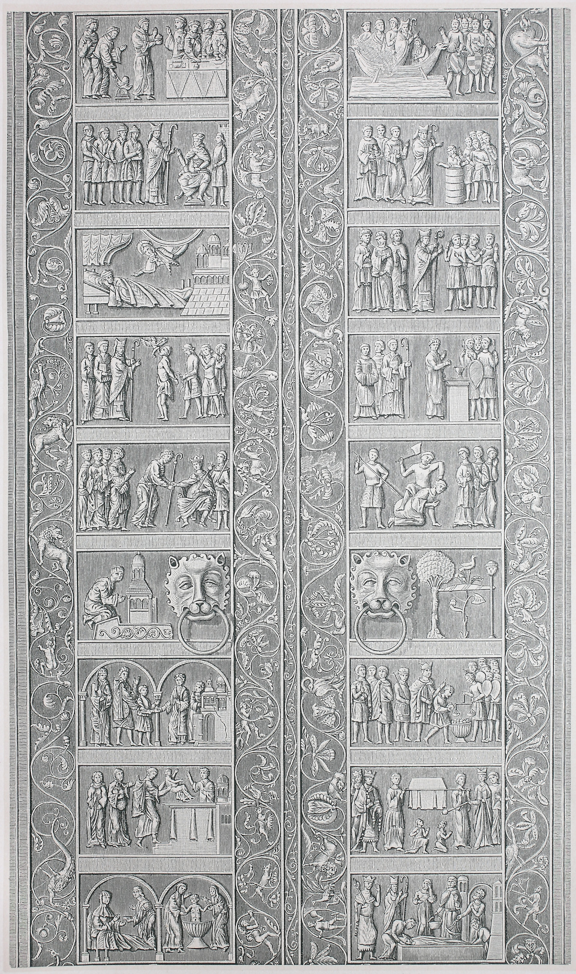 Representations from the life of the holy Adalbert Mała rzecz a uczy – Katedra w Gnieźnie