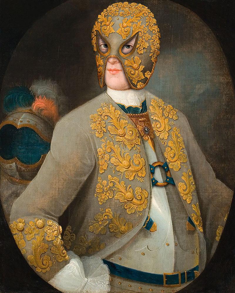 Volker Hermes praca z wystawy "Szaleństwo rokoka! Fascynacja rokokiem na Śląsku (XVIII–XXI w.)".