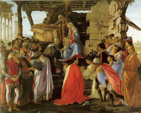 Sandro Botticelli, "Pokłon Trzech Króli", 1475 r.