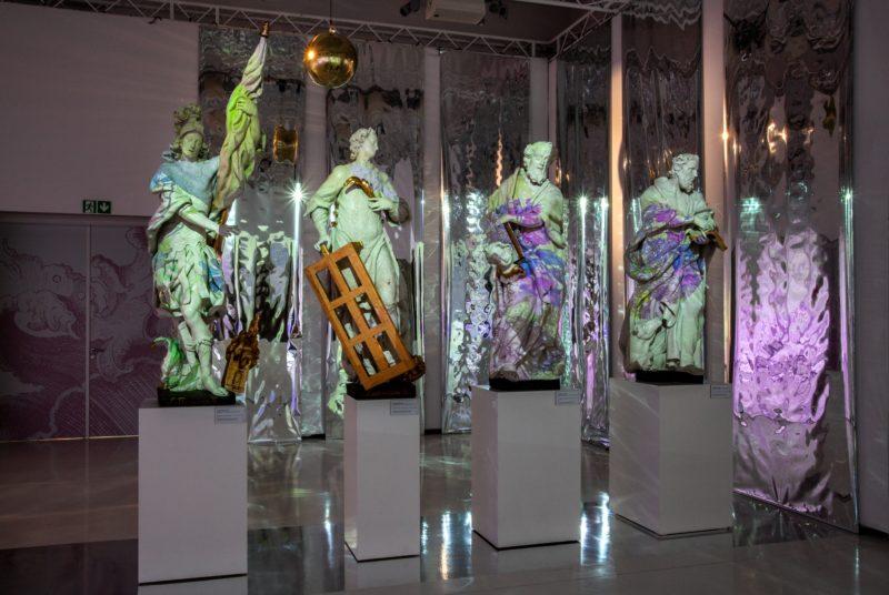 Widok wystawy "Szaleństwo rokoka! Fascynacja rokokiem na Śląsku (XVIII–XXI w.)".