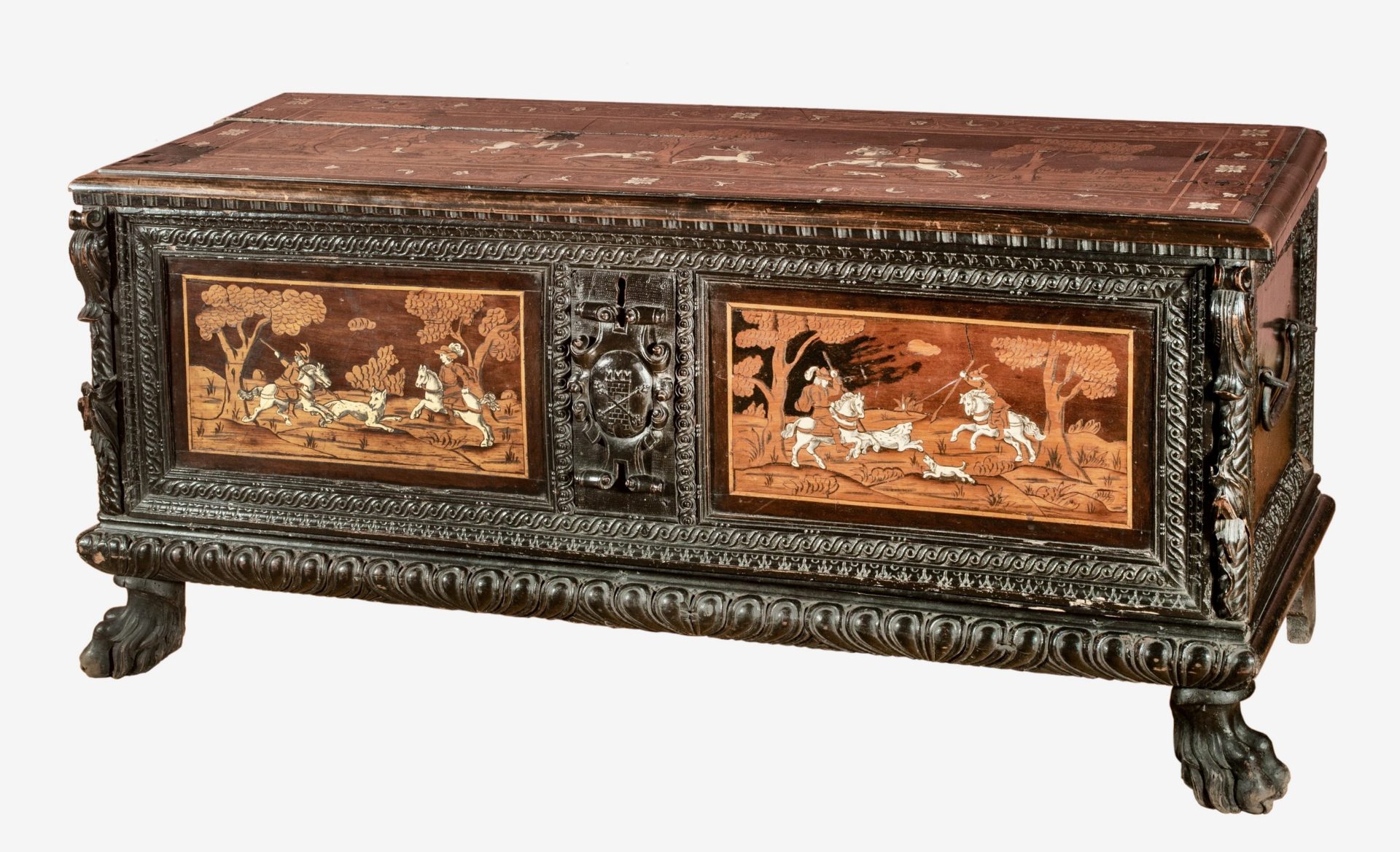 Skrzynia, Niemcy, ok. 1860-1890, Muzeum Narodowe we Wrocławiu Fałszerstwo (prawie) doskonałe