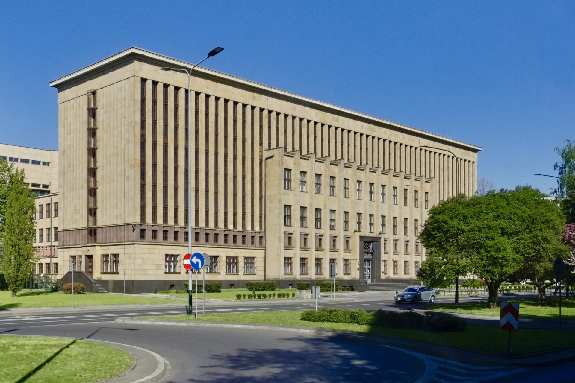 Kraków_Biblioteka_Jagiellońska_2023 Nowoczesność za Plantami