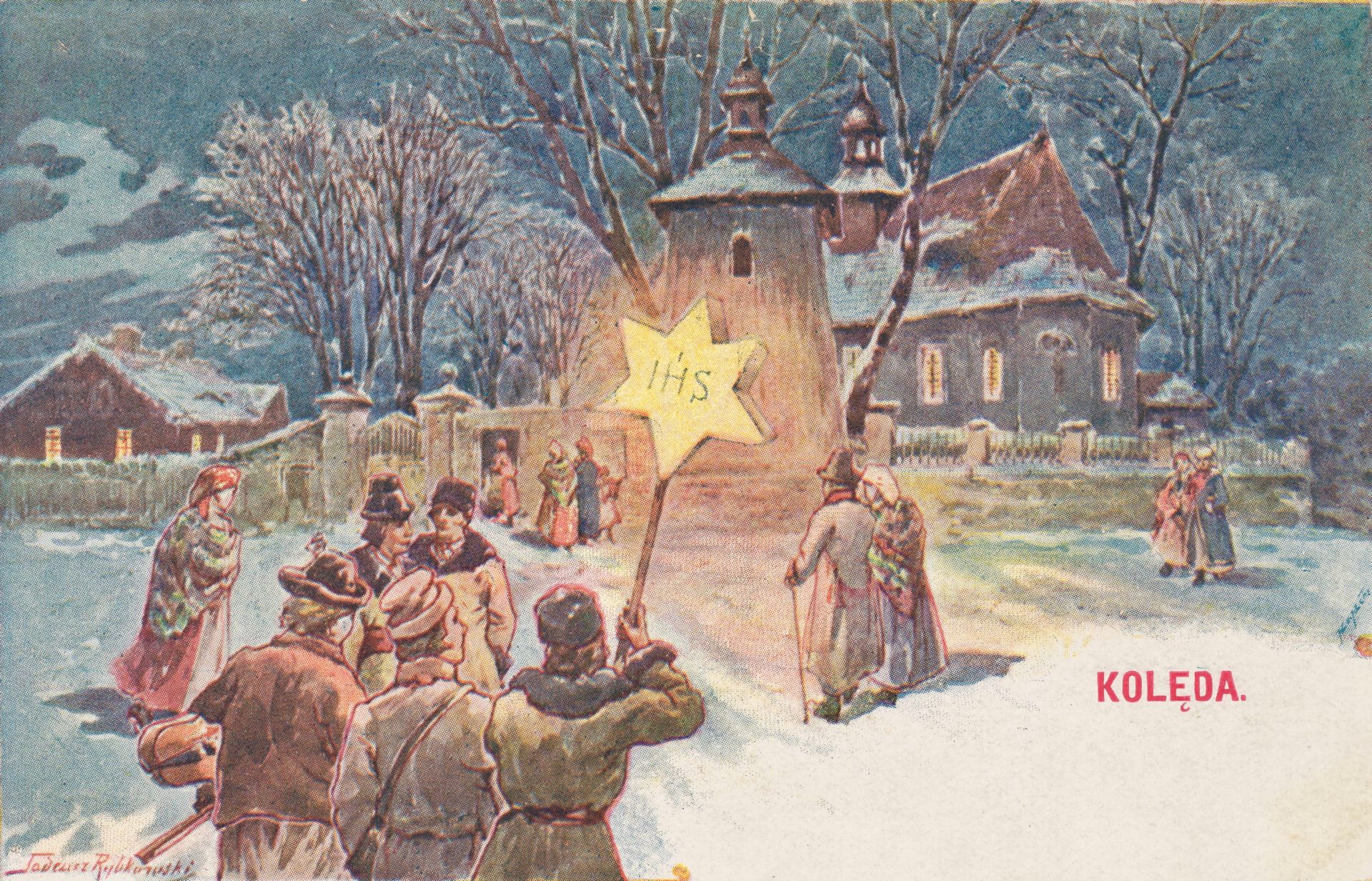 Tadeusz Rybkowski (1848-1926), Kolęda „Za kolędę dziękujemy, zdrowia szczęścia winszujemy…