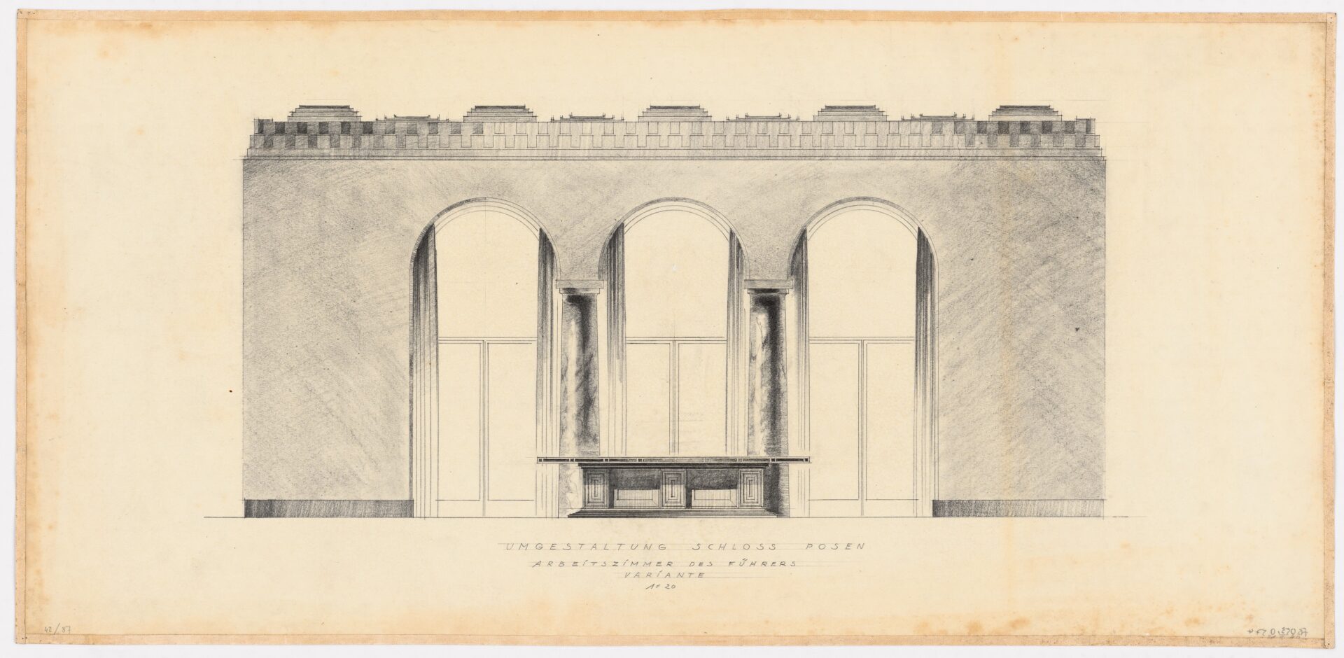 Böhmer Franz (1907-1943): Schloss Posen, Posen (1939-1943) Pokoje dla Hitlera – powaga i swojskość