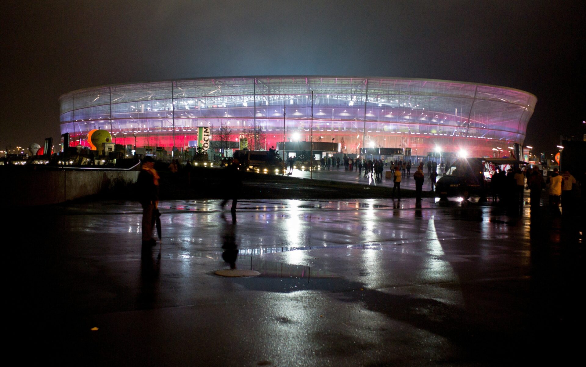 Mecz towarzyski Polska vs Szwajcaria Stadion miejski we Wroclawiu, listopad 2014 r.