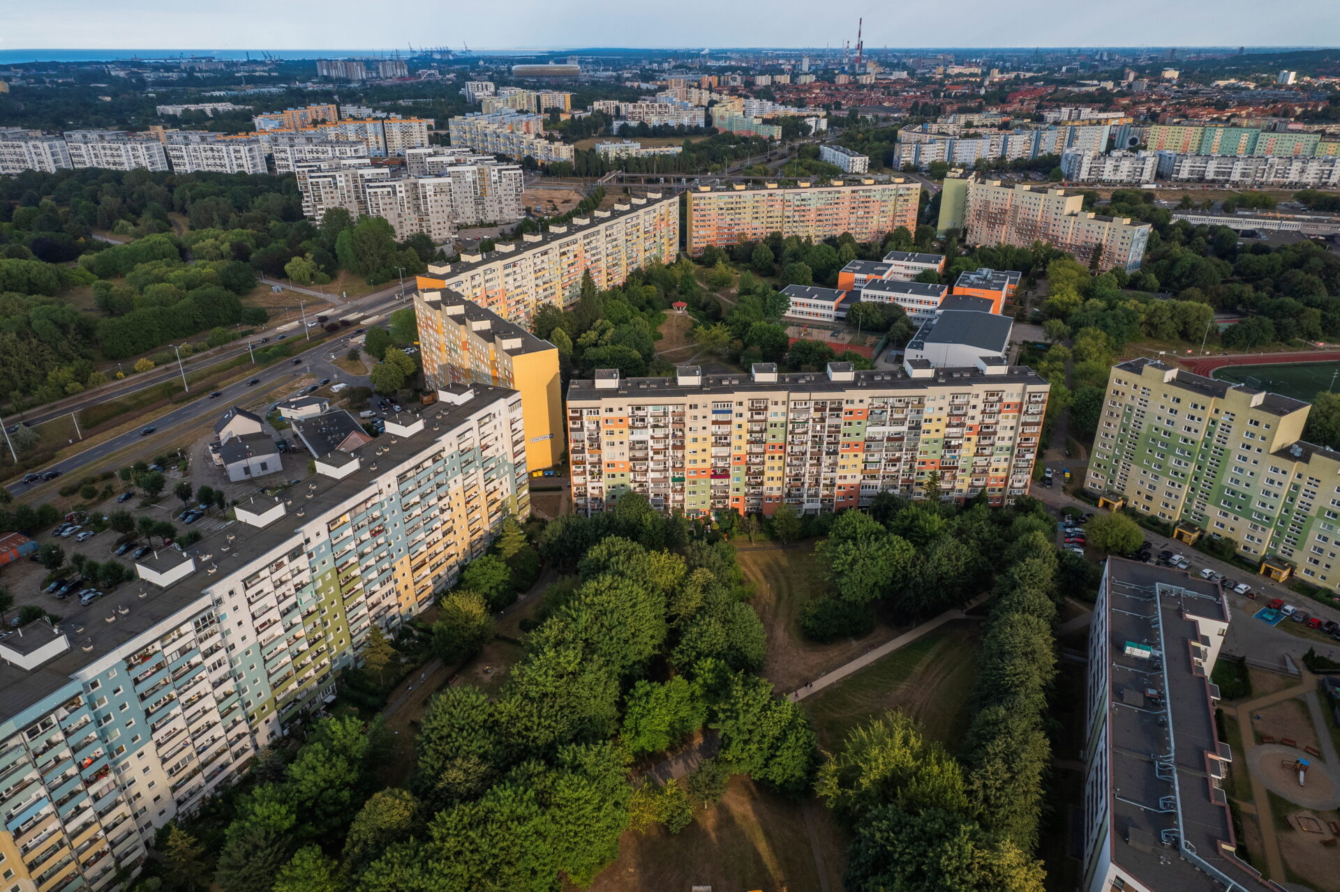 Reporter archiwum 2023 06 Dzielnica Zaspa w Gdańsku, sierpień 2022 r.