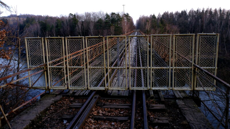 08.02.2025 Pilchowice . Most kolejowy .Fot. Maciej Murański Pociąg do Hollywood