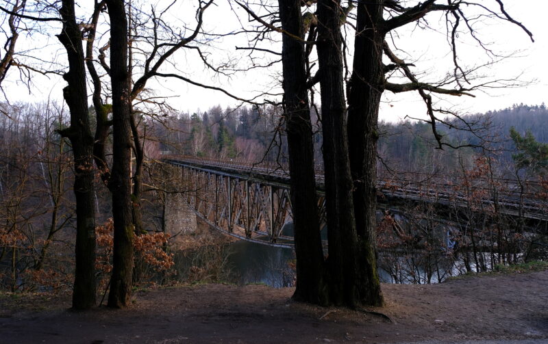 08.02.2025 Pilchowice . Most kolejowy .Fot. Maciej Murański Pociąg do Hollywood