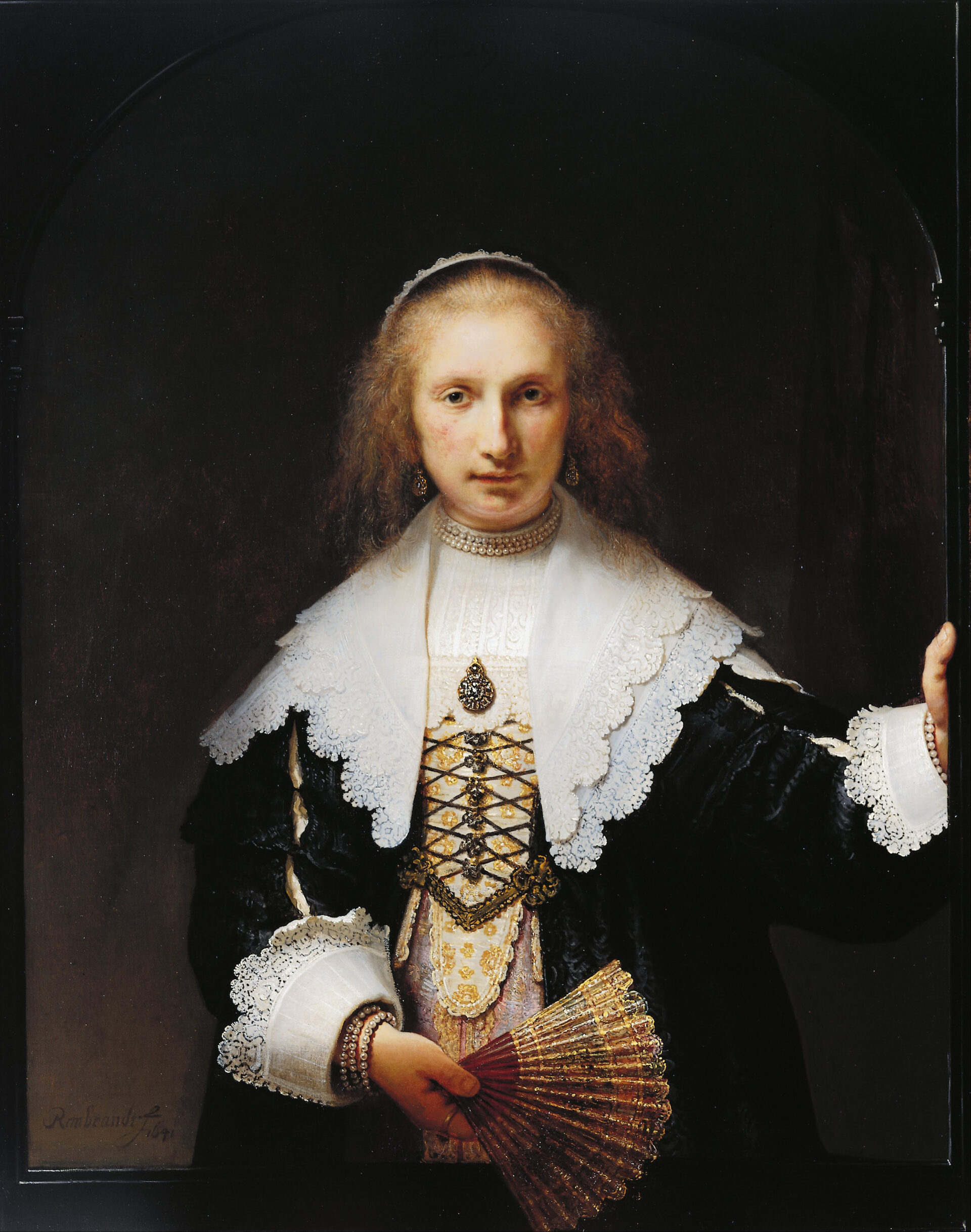 Rembrandt_van_Rijn_-_Agatha_Bas Rembrandt, „Portret Agathy Bas”, obraz na płótnie, 105,4x83,9 cm, 1641 r., The Royal Collection / HM King Charles III, Londyn