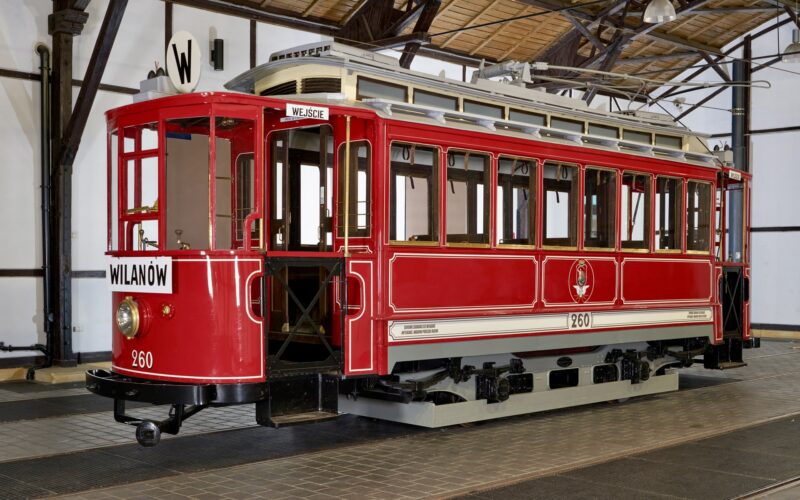 Tramwajowy wagon silnikowy typu C, nr 260_1 Na właściwym torze