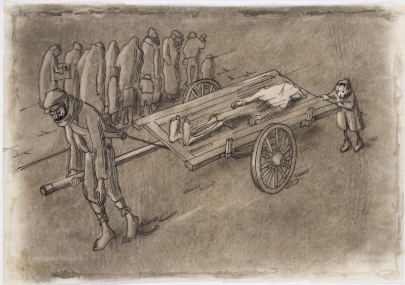 "Pogrzeb wózkarzowej" Nie znam swojego losu, ale pamiętajcie, jak się nazywam. Archiwum Ringelbluma