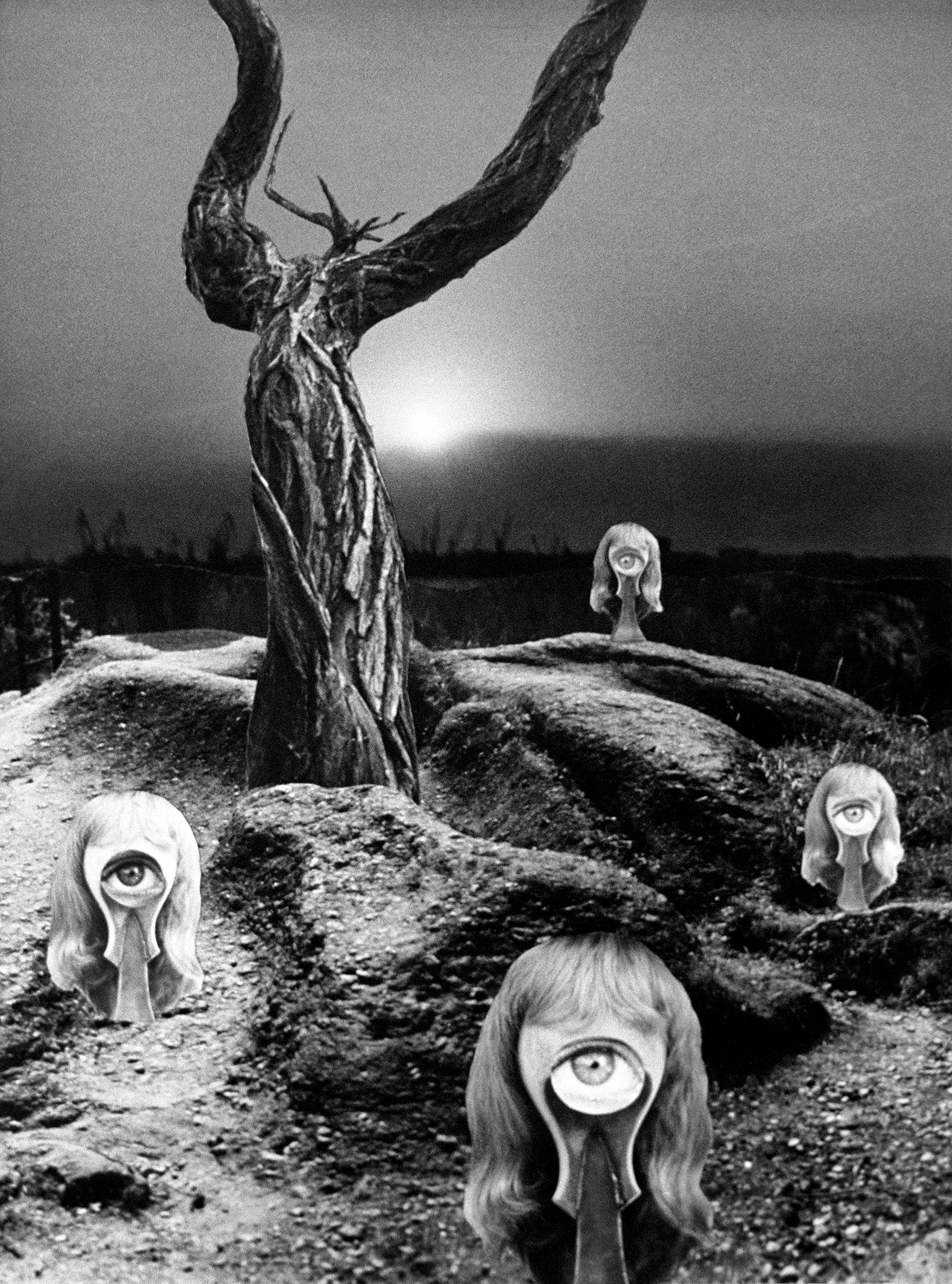 Zofia Rydet, z cyklu Swiat uczuc i wyobrazni – Fantomy, 1968-1975, z archiwum Fundacji im. Zofii Rydet___zmniejszone W cieniu surrealistycznego snu. Zofia Rydet w MuFo
