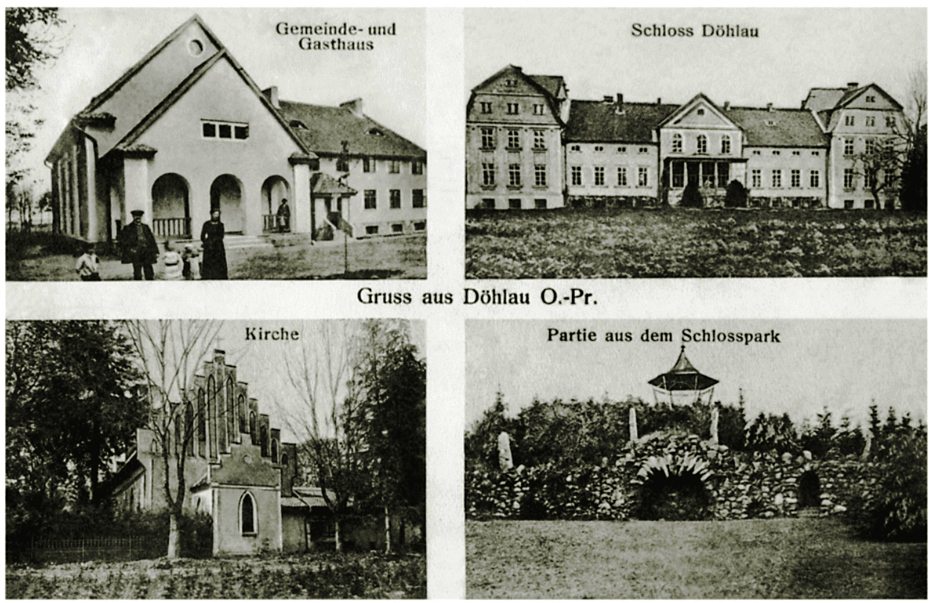 Pocztówka z Döhlau (dzisiejsze Dylewo) Pocztówka z Döhlau (dzisiejsze Dylewo)