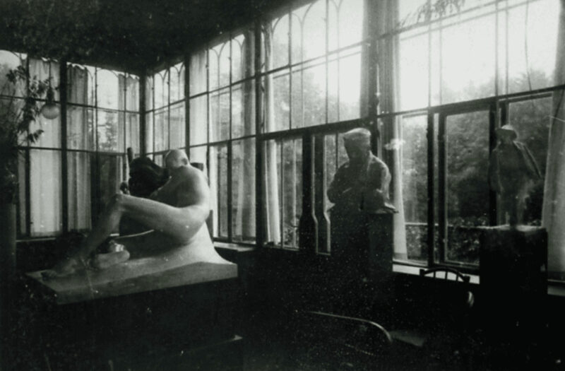 dweewfwfrferf Rzeźby autorstwa Adolfo Wildta - galeria w ówczesnym pałacu w Döhlau (dzisiejsze Dylewo)