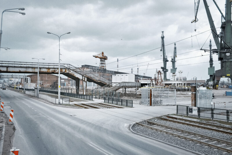 Szlaga Shipyard. Documents off loss. Ul. Jana z Kolna po wyburzeniu zabudowań z XIX i XX w., 2013 r.