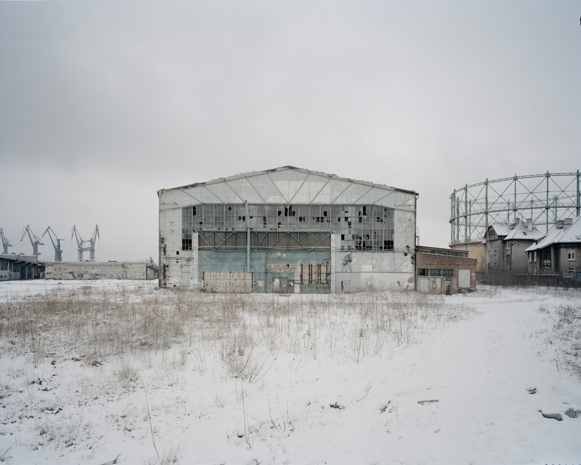 Szlaga Shipyard. Documents off loss. Hala montażowa 1A z początku XX w., 2011 r.
