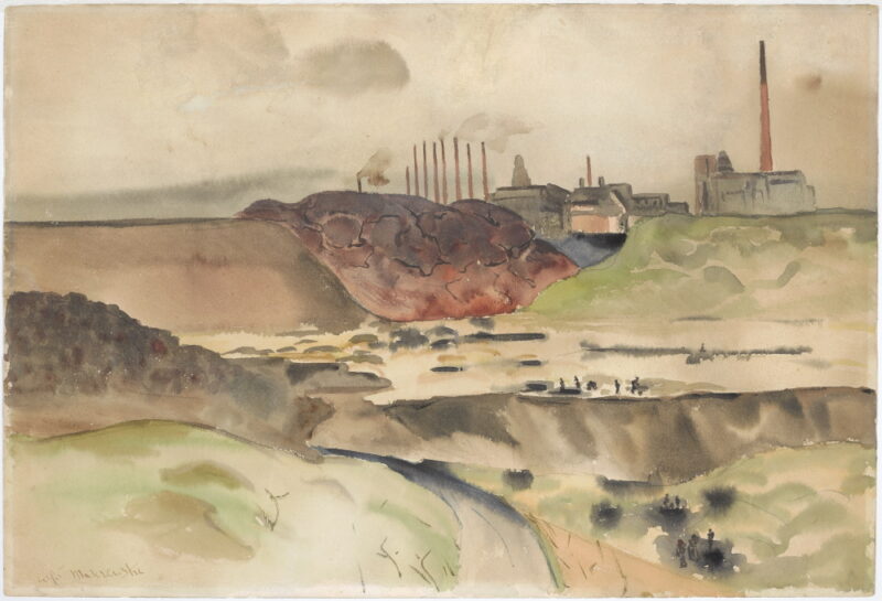 Górskie pejzaże i krajobrazy przemysłowe