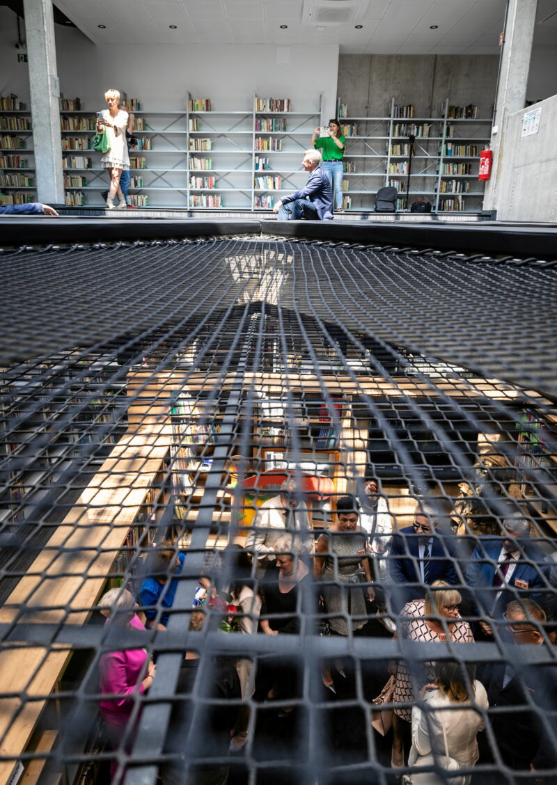 Festiwal "Industriada". Dawna kopalnia "Saturn" (obecnie kompleks Centrum Sztuki Wspolczesnej Elektrownia ). Czeladź, czerwiec 2023 r.