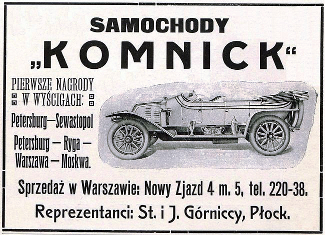 Komnick i Stoewer &ndash; samochodziarze z Pomorza