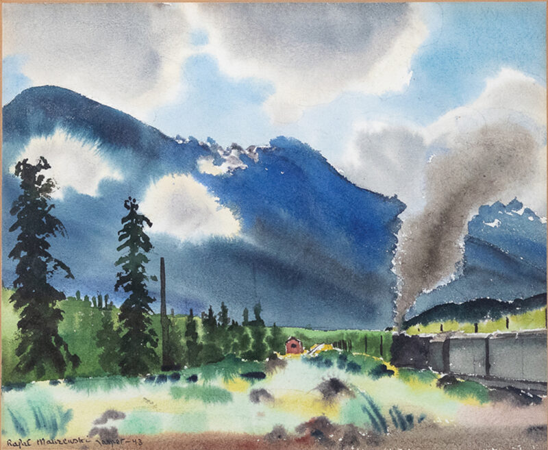 Rafał Malczewski "Jasper", akwarela, 1943 r.