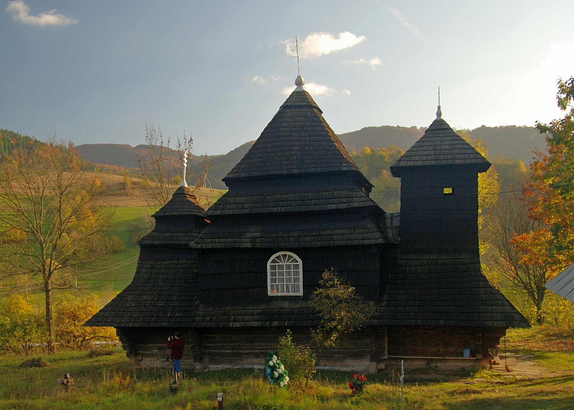Użok,_cerkiew_św._Michała_Archanioła_(HB3)__OBR Drewniane cerkwie w polskim i ukraińskim regionie Karpat