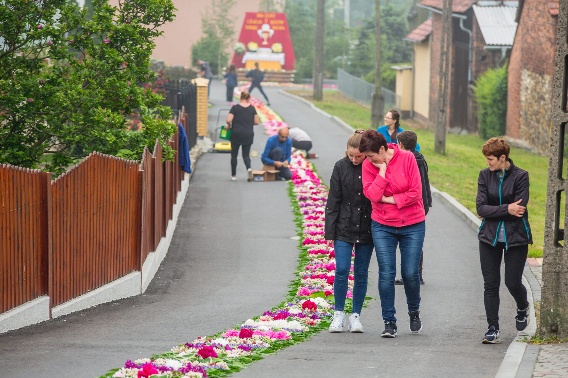 ZALESIE_SLASKIE_30 Dywany z płatków wiary