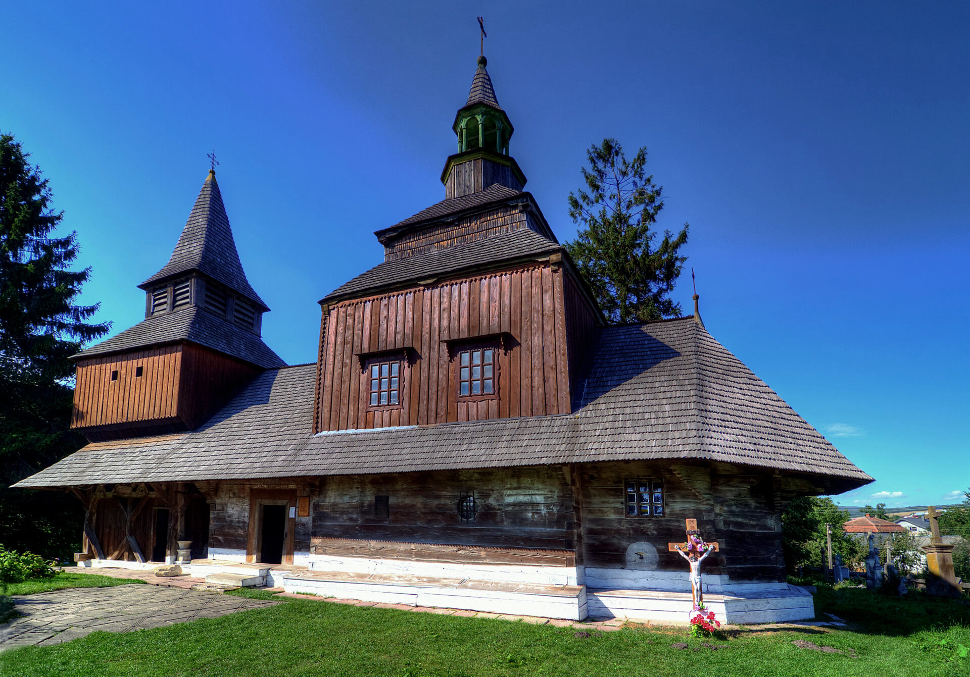 Церква_св.Духа_1598__OBR Drewniane cerkwie w polskim i ukraińskim regionie Karpat