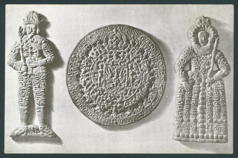 - 1233 Toruń 1933 pierniki toruńskie Władysław IV - Cecylja Renata pieczęć, ok. 1645 - - 3a874307-f016-458a-904b-e191f8efddee Pierniki toruńskie, ok. 1933 r. (Władysław IV, Cecylja Renata i pieczęć z 1645 r.)