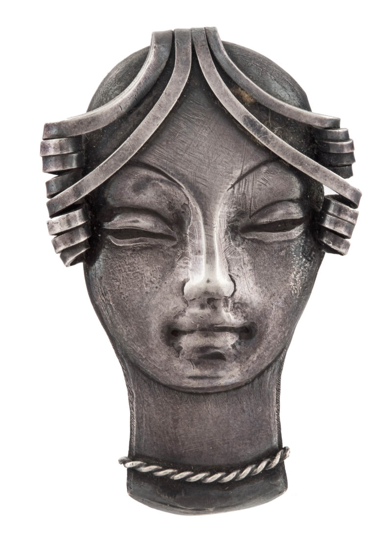 broszka-przed-1963-r-jozef-fajngold Brosza, głowa kobiety (ok. 1963 r.)