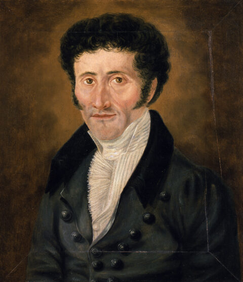 E. T. A. Hoffmann, autoportret (w zbiorach Staatliche Museen zu Berlin - Preußischer Kulturbesitz, Nationalgalerie)