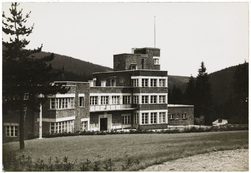 Wisła, Pałacyk Prezydencki_OBR Zamek Prezydencki. Wisła, lata 30.