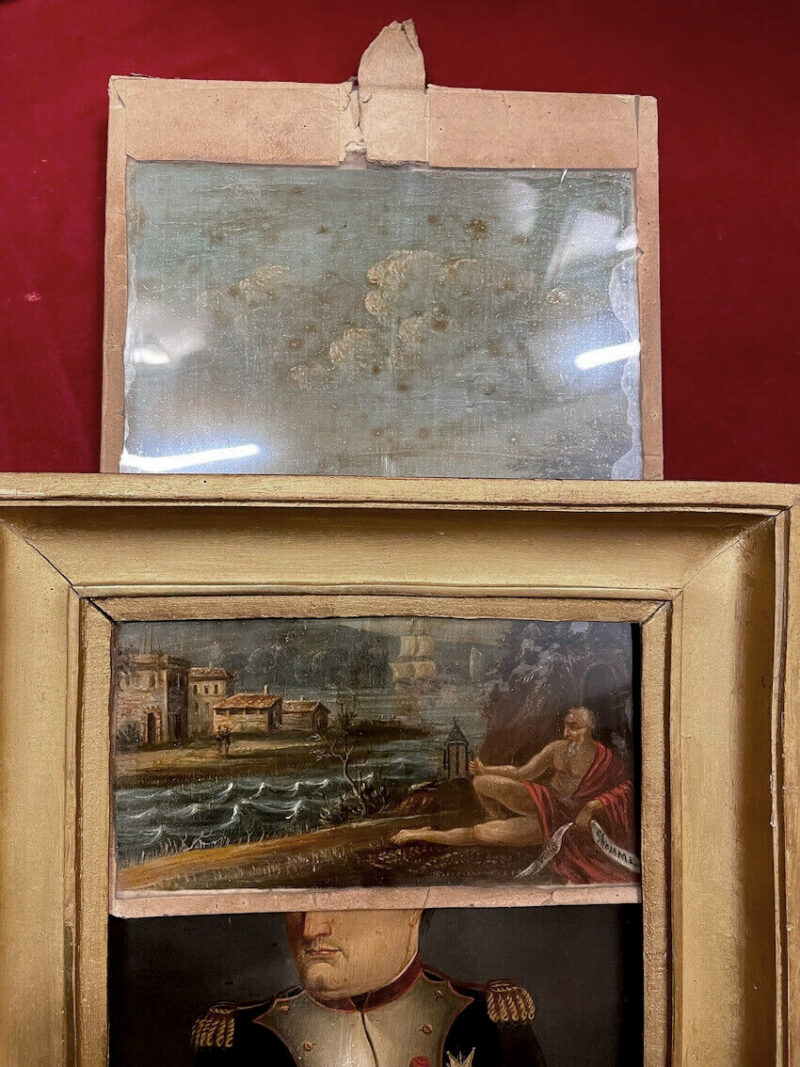 Anonim, „Diogenes”, obraz à secret ukrywający portret Napoleona, ok. 1815–1830 r.